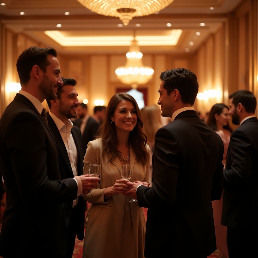 Evento de networking con clientes